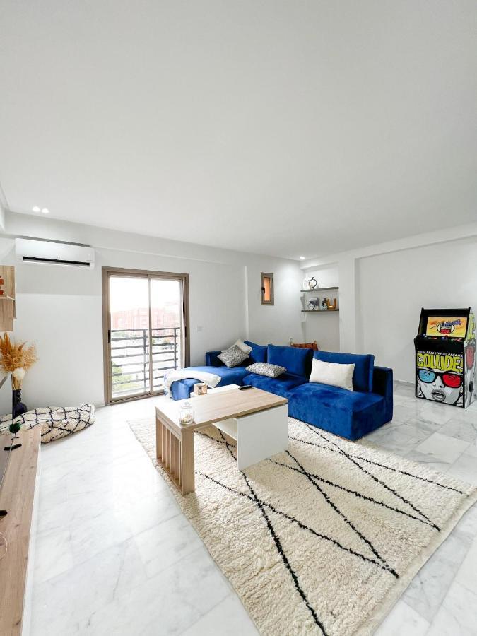 Ferienwohnung New ! Unique Equipped Flat In The Heart Of Marrakech Marrakesch Exterior foto