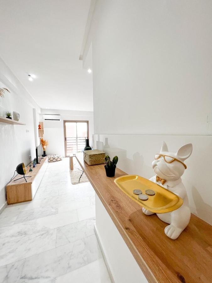 Ferienwohnung New ! Unique Equipped Flat In The Heart Of Marrakech Marrakesch Exterior foto