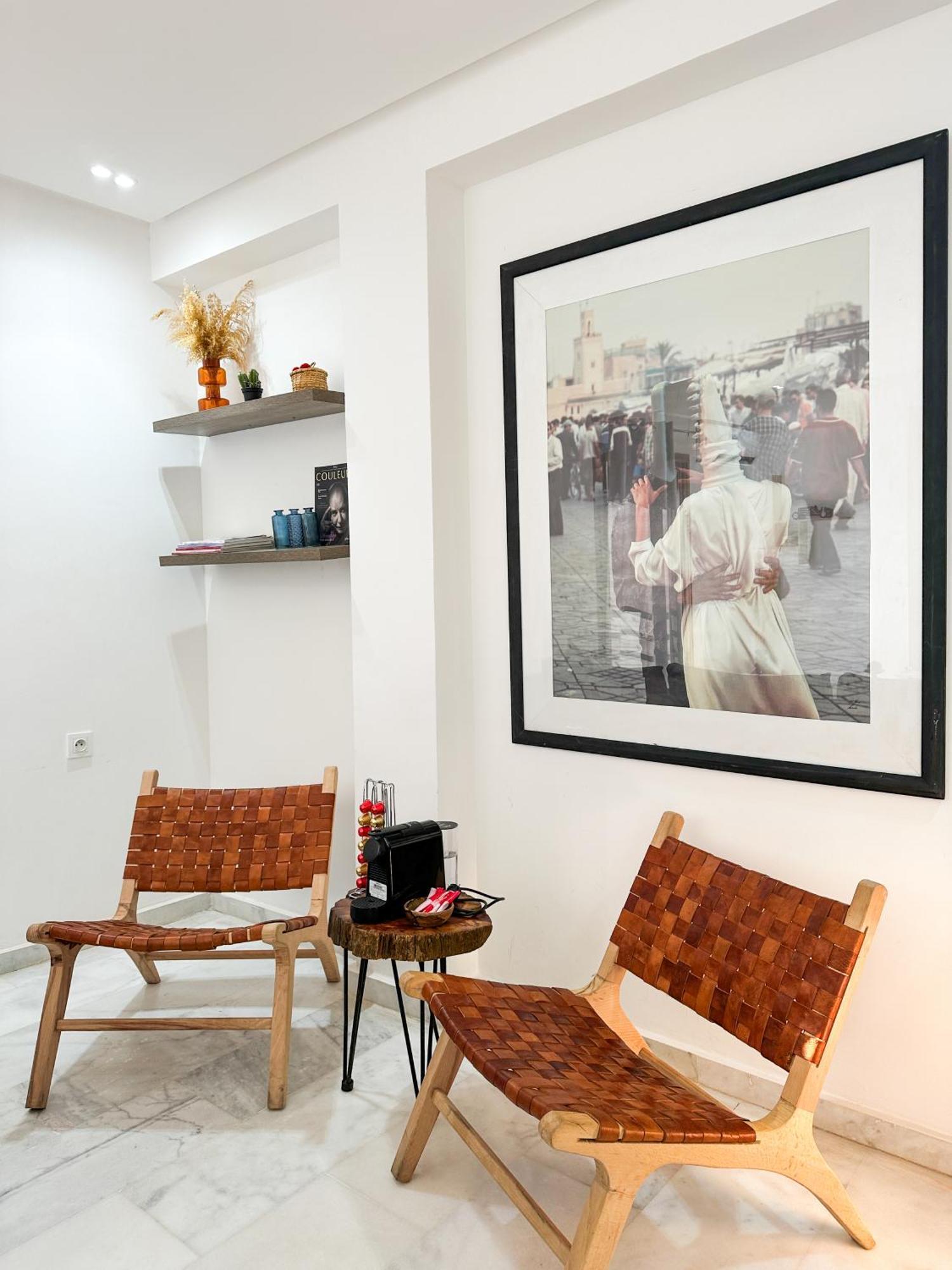 Ferienwohnung New ! Unique Equipped Flat In The Heart Of Marrakech Marrakesch Exterior foto
