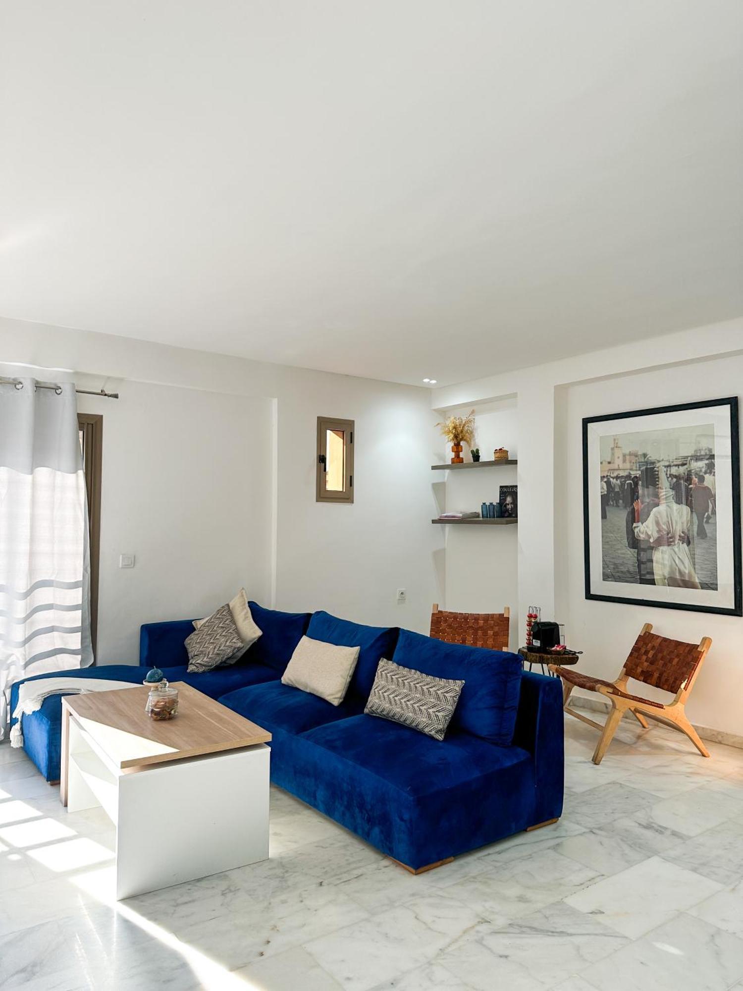 Ferienwohnung New ! Unique Equipped Flat In The Heart Of Marrakech Marrakesch Exterior foto
