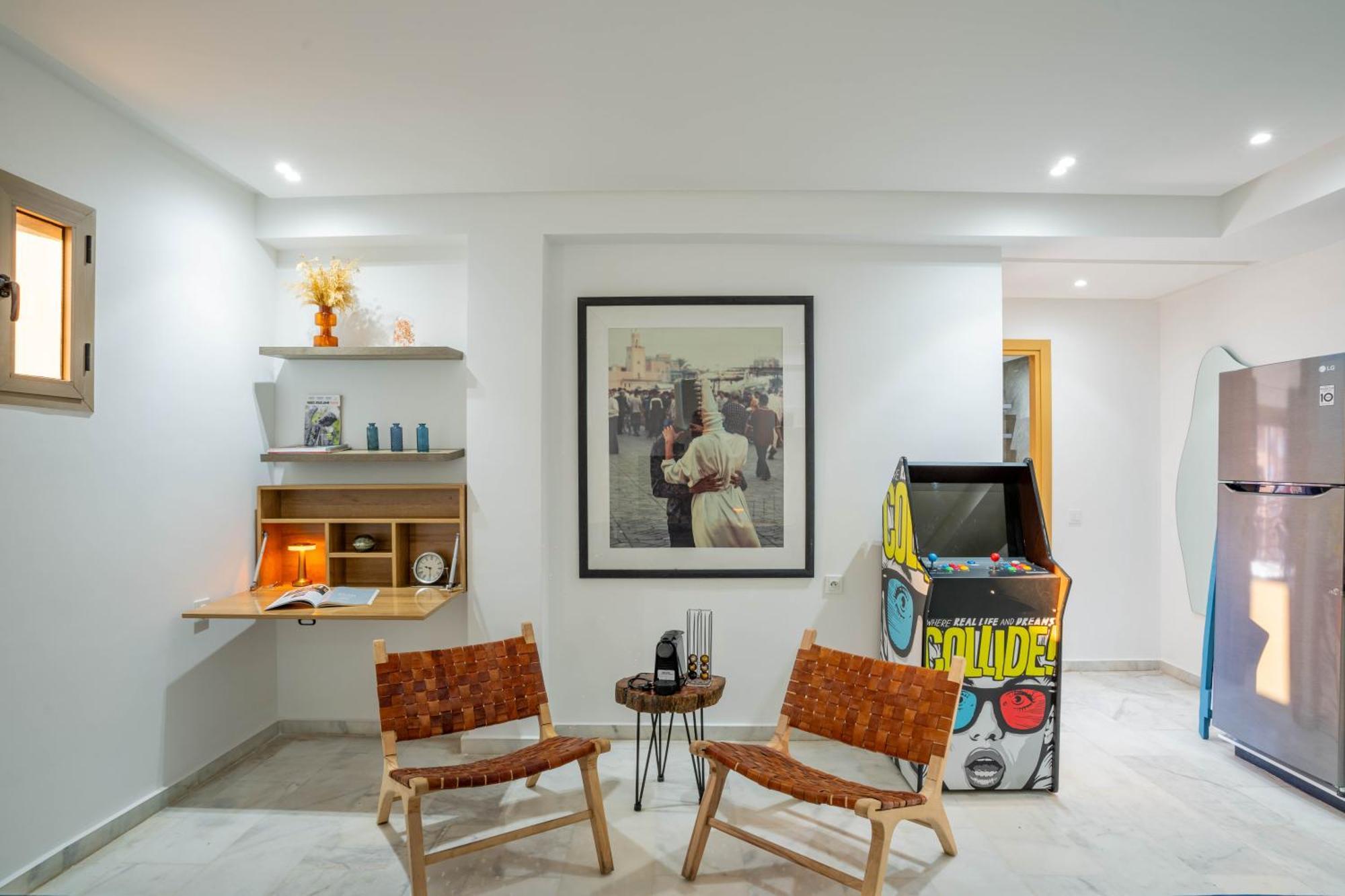 Ferienwohnung New ! Unique Equipped Flat In The Heart Of Marrakech Marrakesch Exterior foto